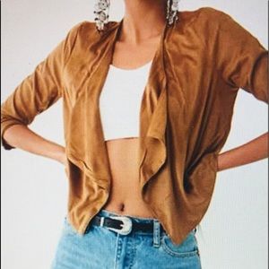 Faux Suede Jacket Size Large